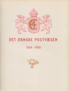 Det danske postvæsen 1624 - 1924 (Forside)